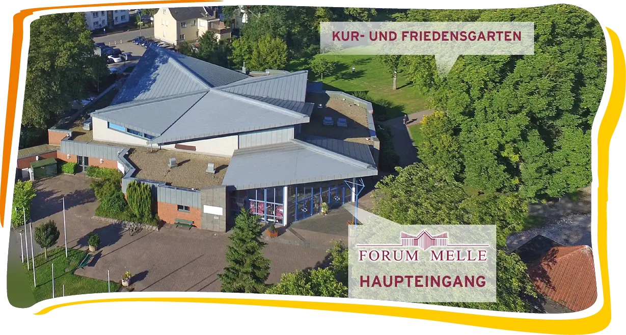 Luftaufnahme vom Standort FORUM MELLE